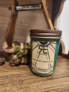 Mustangs & Mistletoe Holiday 8 oz Candle