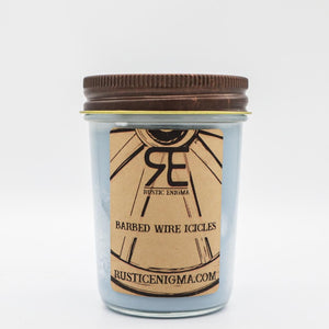 Barbed Wire Icicles 8 oz Candle