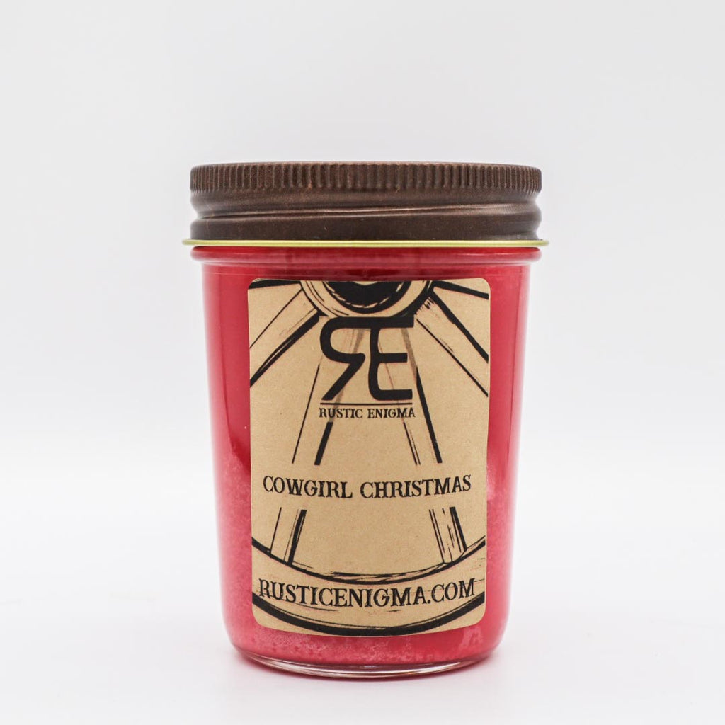 Cowgirl Christmas 8 oz Candle