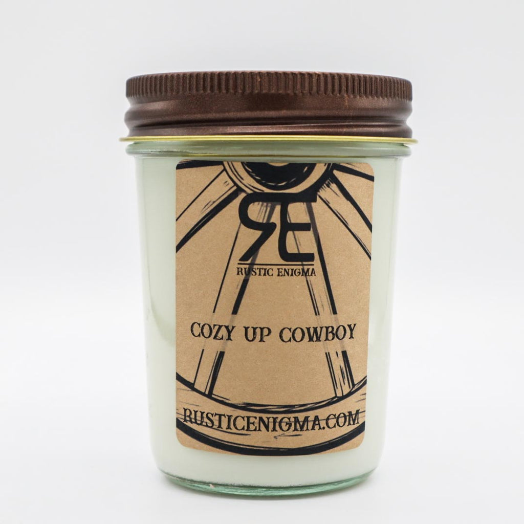 Cozy Up Cowboy 8 oz Candle