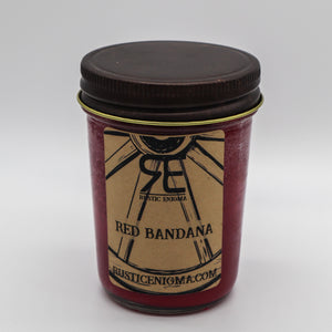 Red Bandana 8 oz Candle