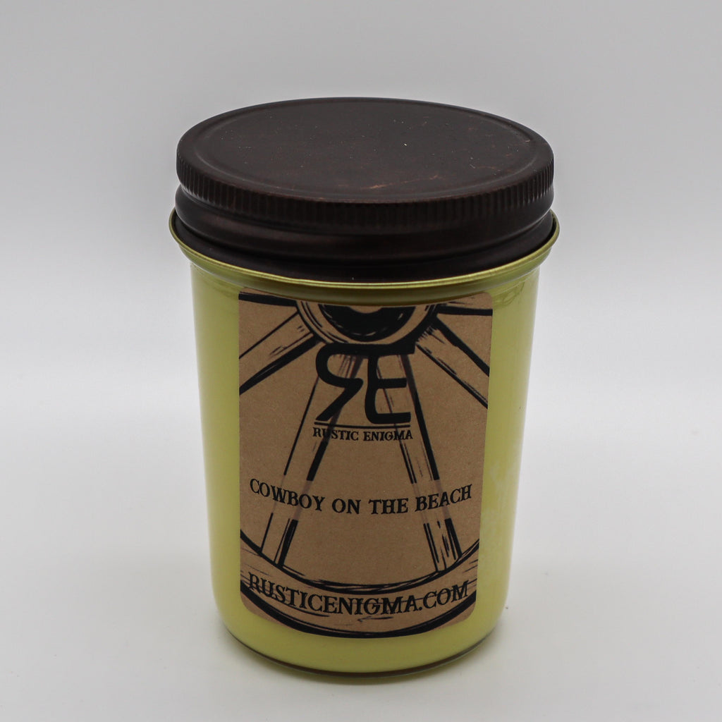 Cowboy on the Beach 8 oz Candle