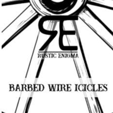 Barbed Wire Icicles 16 oz Wood Wicked Candles - 2 Weeks Processing Time